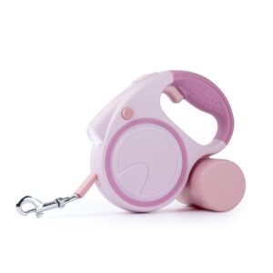 Muted Rose Retractable Leash